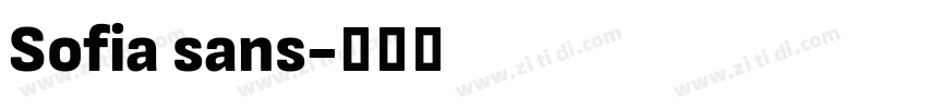 Sofia sans字体转换